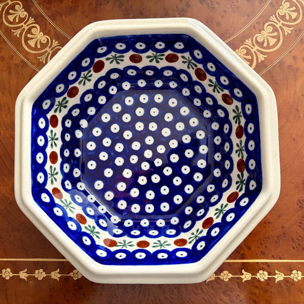 Boleslawiec Octagon Bowl